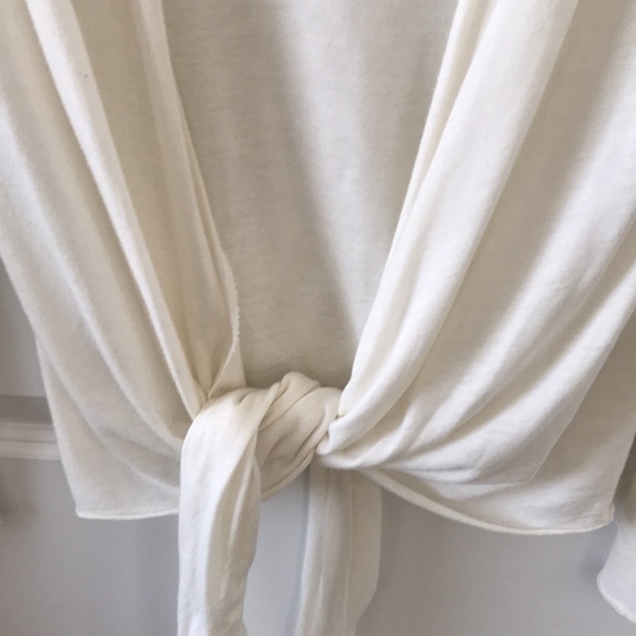 Velvet Beige Ballerina Style Wrap Cardigan - Picture 3 of 5